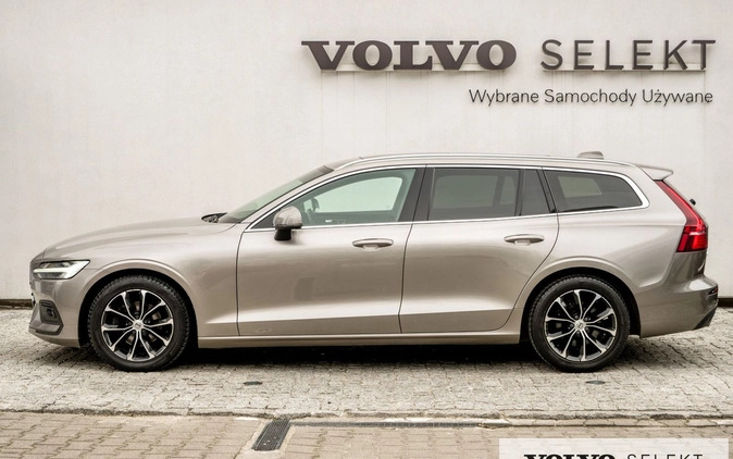 Volvo V60 cena 114900 przebieg: 121660, rok produkcji 2019 z Pilawa małe 596